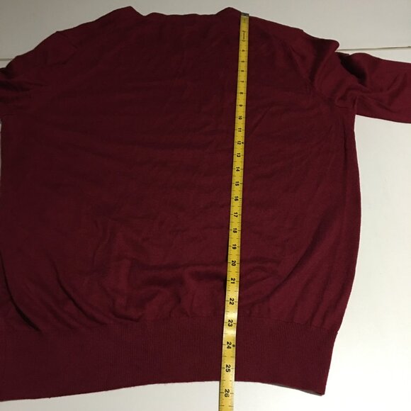 Banana Republic Men’s Sweater Large V Neck Pullover Silk Cashmere Blend - Picture 6 of 6